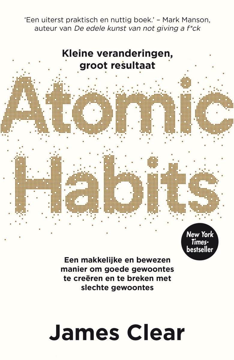 Boekomslag Atomic Habits