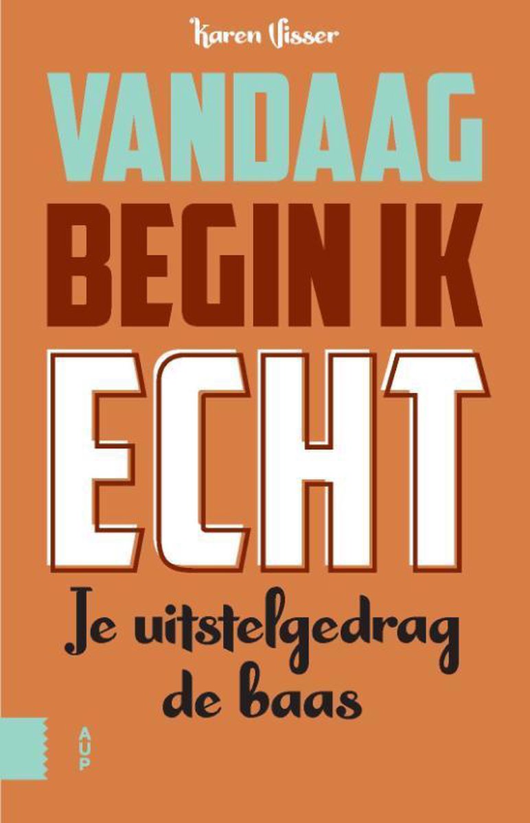 Boekomslag Vandaag begin ik echt 